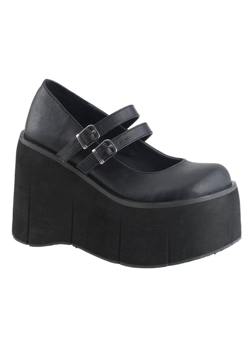 Demonia KERA-08 Black Vegan Leather Platform Mary Jane Shoes Women’s 8